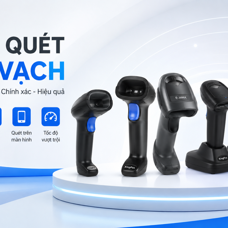Top 5 Máy Quét Mã Vạch Giá Dưới 2 Triệu Đáng Mua Hiện Nay