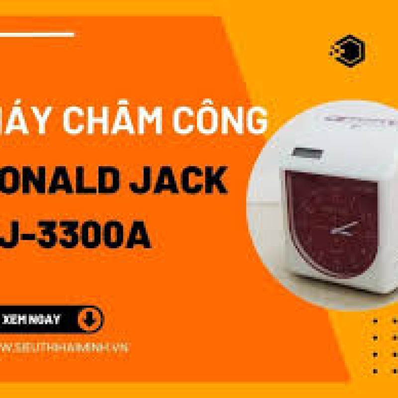 RJ-3300A – Máy chấm công in kim, hỗ trợ 500 nhân sự