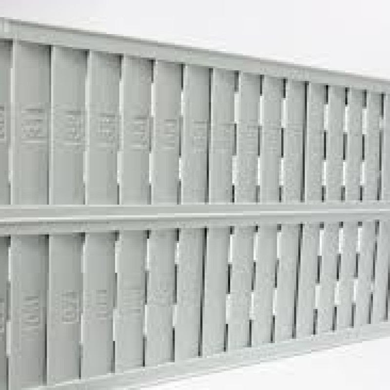 Giá Để Thẻ Chấm Công 50 Ngăn – Nhựa Nguyên Khối Màu Kem