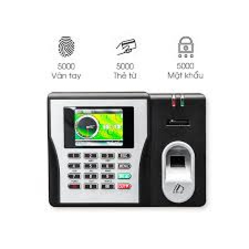 Máy chấm công vân tay Ronald Jack TM60 – Gọn nhẹ, chính xác, dễ dùng