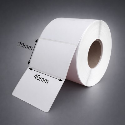 Giấy in tem nhãn 40x30mm loại 30m