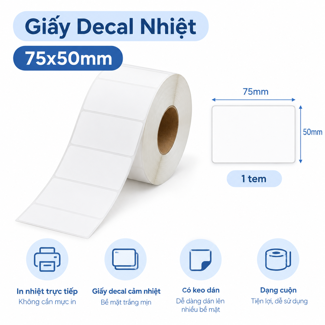 giay in 75x50mm